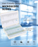120-Pcs Microscope Slides with Specimens,Pre-Made Glass Slides with Specimens,Educational Microscope Slides and Covers for Young Scientists,Perfect for Biology Class and Experiments by TinyTreasures Baby Boutique