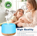 Oil Diffuser Humidifier 300ML,Electric Ultrasonic Air Aroma Diffusers Vaporizer,Scent Mist Defuser with Remote,Auto-Off,7led Color Changing Light for Large Bed Room,Home,Office by TinyTreasures Baby Boutique