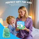 TCJJ Kids Sleep Training Alarm Clock with Night Light - OK to Wake Clock & Sound Machine, Rechargeable Silicone Animal Lamp for Boys Girls Bedroom (Dinosaurs) by TinyTreasures Baby Boutique