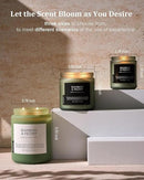 M&SENSE Bamboo Peony Spring Large Candles for Home Scented 19.4oz 110 Hour Long Lasting Burn Natural Organic Soy Candle Gifts for Women, Fresh Smelling Aromatherapy Gifts for Stress Relief by CozyNest Decor