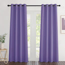 NICETOWN Blackout Lilac Purple Curtains 84 inches Long, Grommet Room Darkening Thermal Insulated Sound Dampening Window Treatments for Bedroom/Home Office, 2 Panels, W46 x L84 by TinyTreasures Baby Boutique