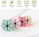 Silicone Snacks Containers for Toddlers, Baby Food Catcher Spill Proof, Kid Snacks Holder with DustProof Lid, 2 Pack Dishwasher Safe (Blush/Mauve) by TinyTreasures Baby Boutique