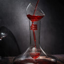 Wine Tower Decanting Aerator Set By 2 Aerating Parts Upper And Lower Aerators Piece by The Wine Savant