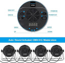 BETOPPER Stage RGB LED Par Lights, DMX Sound Activated Strobe Wash for Party, Wedding, Club, Festival by GreenHaven Gardens