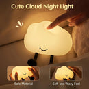 Cloud Night Light for Kids, Adorable Touch Night Lamp Silicone Dimmable LED Nightlight for Nursery Rechargeable Bedside Night Lights for Bedrooms Breastfeeding by TinyTreasures Baby Boutique