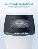 Midea MLTW09M1BWW Portable Washer with 6 Cycles, Drum Clean, Quick, Stainless Steel Tub, Transparent Lid, LED Display Washing Machine, 0.9 cu. ft, White by CozyNest Decor