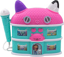 eKids Sing Along Boom Box Speaker with Microphone, Kids Karaoke Machine with Built in Music (Gabby) by TinyTreasures Baby Boutique