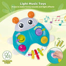 Ladybug Baby Light Up Toys with Rattle Led Light Music, Interactive Educational Fine Motor Development Toy for 3-6-12-18-24 Months Baby Toddler by TinyTreasures Baby Boutique