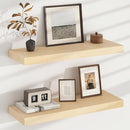 Floating Shelves for Wall, USA-Sourced Maple Wood 24 Inch Wall Shelves Set of 2, Natural Wooden Mounted Picture Ledge Shelf, Nursery Book Storage Shelf Kids Bookshelf, Display Shelf for Bathroom by TinyTreasures Baby Boutique