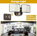 Rechargeable Battery Operated Motion Light 2500LM & 4000LM Motion Sensor Security Light(1-3 Months Endurance) USB Charging LED Flood Light Outdoor (Brown) 1 Pack by GreenHaven Gardens