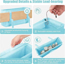 Bedside Caddy Organizer with Fixed Straps, Bunk Bed Caddy ideal for Home, Bunk Bed, Dorm, Hospital, Crib, Versatile Bedside Storage Solution (Blue) by CozyNest Decor
