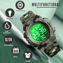 Kids Watch,Boys Watch for 3-15 Year Old Boys,Digital Sport Outdoor Multifunctional Chronograph LED 50 M Waterproof Alarm Calendar Analog Watch for Children with Silicone Band,Kids Gift by TinyTreasures Baby Boutique