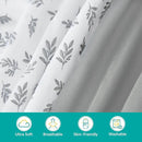 Crib Sheets 4 Pack for Baby Boys & Girls, Neutral Crib Sheet Fitted 52'' x 28'' for Standard Crib & Toddler Mattress, Ultra Soft Material Baby Sheet, Grey Leaf by TinyTreasures Baby Boutique