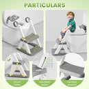 Frog Toilet Seat, Potty Training Toilet Seat for Toddler, Upgrade Potty Training 2 in 1 Toddler Toilet Seat for Boys Girls,Waterproof Soft Mat Non-slip Step Stool by TinyTreasures Baby Boutique