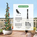 2 Pack Garden Obelisk Trellis for Climbing Plants Outdoors, 65 Inch Rustproof Plant Stand Climbing Support with Adjustable Heights for Indoor Potted Plants, Vines, Flowers Stands, Vegetables by GreenHaven Gardens