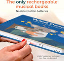 Cali’s Books Wind Down – USB-C Rechargeable Baby Book for Toddlers 1-3 | Expert-Designed Bedtime Musical Book with Gentle Activities and Affirmations for a Calming Nightly Routine by TinyTreasures Baby Boutique