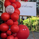 130pcs Red Balloons Different Sizes 18" 12" 10" 5" Party Latex Balloons for Valentine's Day Birthday Christmas Baby Shower Wedding Anniversary Party Decorations by CozyNest Decor