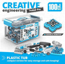 Engino Maker Pro Robotized 100 Models Set, Building Toys for Kids 10+, Discovering STEM Robotics, Engineering Kit, Coding STEM Project, Gift for Boys & Girls by TinyTreasures Baby Boutique