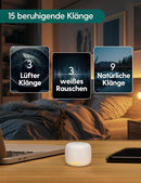 Babelio White Noise Sound Machine, Night Light, Mini and Portable, 15 Non-looping Sounds, Timer, Memory Function, for Adults Baby, Travel, White by TinyTreasures Baby Boutique