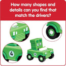 hand2mind Numberblocks Mini Vehicles, Race Car Toys, Toy Vehicle Playsets, Play Figure Playsets, Small Figurines for Kids, Number Toys, Counting Toys, Math Toys for Kids 3-5, Birthday Gifts for Kids by TinyTreasures Baby Boutique