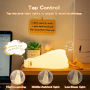 Lying Flat Duck Silicone Night Light, Cute Ducky Lamp with Gifts,Squishy Animal Nursery Nightlight, Dimmable/Rechargeable Portable Bedside Touch Lamp for Breastfeeding,Baby Adults Kids Room Decor by TinyTreasures Baby Boutique