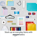 Amazon Basics 5-Shelf Adjustable, Storage Shelving Unit, (200 Pound Loading Capacity per Shelf), Steel Organizer Wire Rack, 23.2 x 13.4 x 60 inches (LxWxH), Chrome by CozyNest Decor