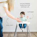 Simka Rose Silicone Baby Spoons Self Feeding 6 Months - First Stage Infant Spoons for Babies & Toddlers- Baby Led Weaning Spoons Set of 6- Easy on Gums Food Training Utensils Dishwasher Microwave Safe by TinyTreasures Baby Boutique