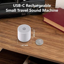 Portable Sound Machine Mini White Noise Machine with 30 Soothing Sounds for Newborn Baby Kids Adults Rechargeable Sleep Brown Noise Machine 4 Timers Memory Function for Travel Camping Home Office by TinyTreasures Baby Boutique