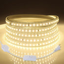 AIMENGTE LED Strip Lights Under Cabinet Lighting, Outdoor Led Lights Waterproof, AC 110V, 600LEDs, 3000k LED Rope Lights for Garden, Lawn, Kitchen Home Decor (16.4ft, Warm White)