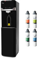 iSpring Bottleless Water Dispenser with Built-in 4-Stage Filtration, Hot/Cold/Room Temp, Self Cleaning, Stainless Steel, Model: DS4B by CozyNest Decor