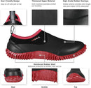HISEA Unisex Waterproof Garden Shoes, Men's Rubber Rain Boots Women's Ankle Rain Shoes Neoprene Camp Booties Outdoor Slip-On Footwear for Gardening, Farming, Camping, Car Wash, Lawn Care and Yard Work by GreenHaven Gardens