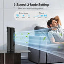 VCK 13'' Tower Fan for Bedroom,27ft/s Velocity Quiet Floor Fan,90° Bladeless Fan for Indoors with 3 Speeds,3 Modes,Oscillating Fans for Indoors,Portable Desk Table Fans for Room, Home,Office by CozyNest Decor
