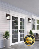 VIANIS Oil Rubbed Bronze Dusk to Dawn Outdoor Lights, Anti-Rust Aluminum Outside Lights for House, Modern Waterproof Hardwired Outdoor Wall Sconce for Porch, Garage, Front Door, Easy-to-Install by GreenHaven Gardens