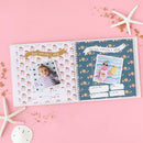 Lucy Darling Little Beach Babe Baby Memory Book – First 5 Years Journal & Photo Album, Baby Girl Keepsake, Unique Scrapbook Album, Mom Gift by TinyTreasures Baby Boutique