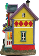 Clown Halloween Village | Spooky Town Collection Accessories Figurines on House | Porcelain with Multi-Color LED | 8.86 Inch by CozyNest Decor