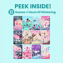 Princess Sticker Book Activity for Kids, A Magical World by Cupkin, Toddler Airplane Travel Essentials, 500+ Stickers for Kids 12 Scenes + Coloring Book Pages, Princess Gift, Crafts Ages 2-8 by TinyTreasures Baby Boutique