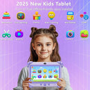 Kids Tablet 7 inch Toddler Tablet for Kids WiFi Tablets 32G Android Dual Camera Parental Control with Kids app Pre-Installed YouTube Netflix (Purple) by TinyTreasures Baby Boutique