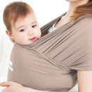 Acrabros Baby Wrap Carrier,Hands Free Baby Carrier Sling,Lightweight,Breathable,Softness,Perfect for Newborn Infants and Babies Shower Gift,Dark Cappuccino by TinyTreasures Baby Boutique