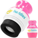 Solar Buddies Sunscreen Applicator - Single Full Pink - Refillable Roll on Sponge Sunscreen, Suncream & Lotion Applicator For Kids, Adults & Families - Holds 3.4fl oz, Perfect Size for Travel by TinyTreasures Baby Boutique