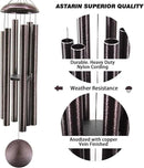 ASTARIN 60" Extra Large Outside Metal Wind Chimes with Deep Tone, Outdoor for Patio Balcony Garden Yard Decoration by CozyNest Decor
