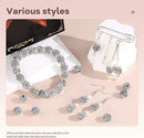 200pcs 10mm Rhinestone Beads for Jewelry Making, Black White Shiny Round Disco Ball Beads Bulk, Sparkle Crystal Clay Christmas for Bracelet Baseball Necklace Earring Crafting and DIY by TinyTreasures Baby Boutique
