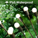 2025 Solar Lights Outdoor Waterproof , 10 Pack Solar Garden Lights, Solar Firefly Lights Outdoor Waterproof, Solar Twinkle Swaying Fairy Light for Yard Patio Pathway Garden Decoration (Warm White) by GreenHaven Gardens