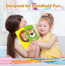 2025 New 26 PCS Alphabet Mask Cards,Alphabet Flash Cards with Animal Masks,Colorful Animals Flash Cards, Interactive Education Games, Learn Letters by TinyTreasures Baby Boutique