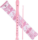 Recorder Instrument for Beginner Kids Adults,8-Hole Soprano Descant Recorder Music Flute with with Cleaning Rod & Leather Case For School Student Home Entertainment(2-Trojans） by TinyTreasures Baby Boutique