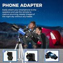 ESAKO Telescope for Kids & Beginners, 70mm Aperture Portable Telescopes with 3 Eyepieces, Height Adjustable Tripod & Phone Adapter & Remote Control by TinyTreasures Baby Boutique