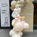 130pcs Ivory White Balloons Different Sizes 18" 12" 10" 5" Party Latex Balloons for Birthday Baby Shower Graduation Wedding Gender Reveal Anniversary Party Decorations by CozyNest Decor