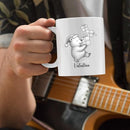 Cute Bear Animal Coffee Cup, Personalized Bear Lover Accent Mug Gift For Men Women Birthday Christmas, Customized Name Animal Coffee Mug Gift For Daughter Son Kids Child, Bears White Teacup 11 15 Oz by TinyTreasures Baby Boutique