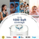 MIKO Ultrasonic Humidifiers for Bedroom Baby - Pre Filter, Wifi App controlled, Auto Mode, No Leak Design, Sleep Mode, Built-in Timer, Humidifier for Babies & Home by TinyTreasures Baby Boutique