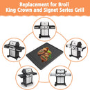 2-in-1 Reversible 15” x 12.8” Pre-Seasoned Cast Iron Cooking Griddle for Gas Stove/Charcoal/Electric/Propane/Gas Grill, Flat Griddle Top Plate for Broil King Crown and Signet Series Grill by GreenHaven Gardens