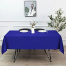 sancua Rectangle Tablecloth - 70 x 108 Inch - Stain and Wrinkle Resistant Washable Polyester Table Cloth, Decorative Fabric Table Cover for Dining Tables, Buffet Parties and Camping, Royal Blue by CozyNest Decor